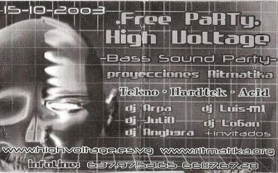 High voltage free party